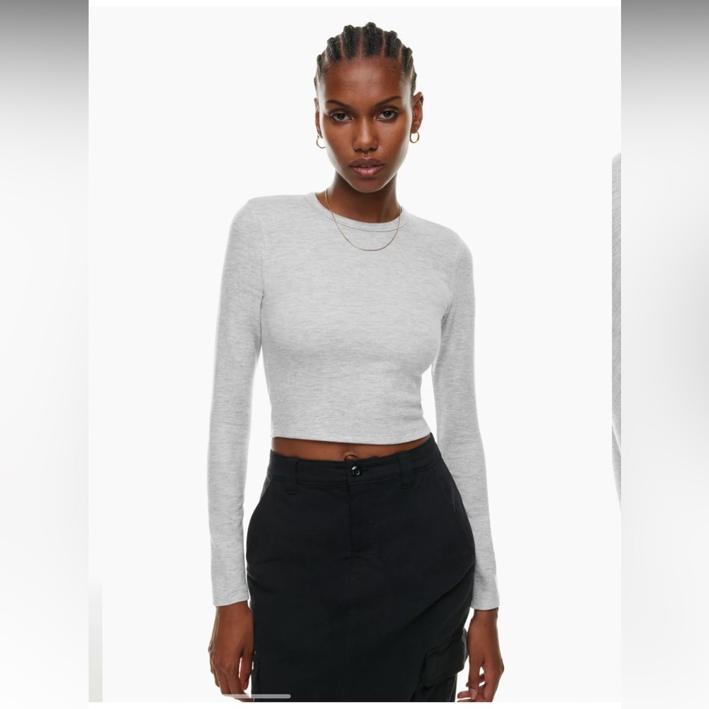 Aritzia TNA Wafflex Crew Long Sleeve - Size Medium (M)